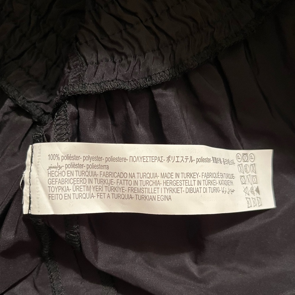 Zara Black Ruffled Skirt, S - Picture 6 of 6